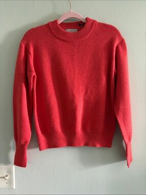 H&M Women's Crewneck Sweater in Coral Red
